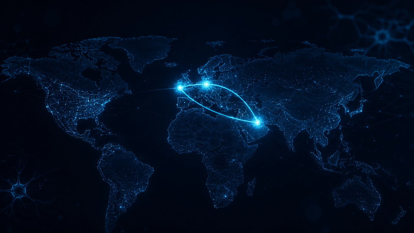 International medical presence map